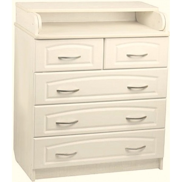 Комод пеленальный Антел Ульяна 6 800/5 - слоновая кость